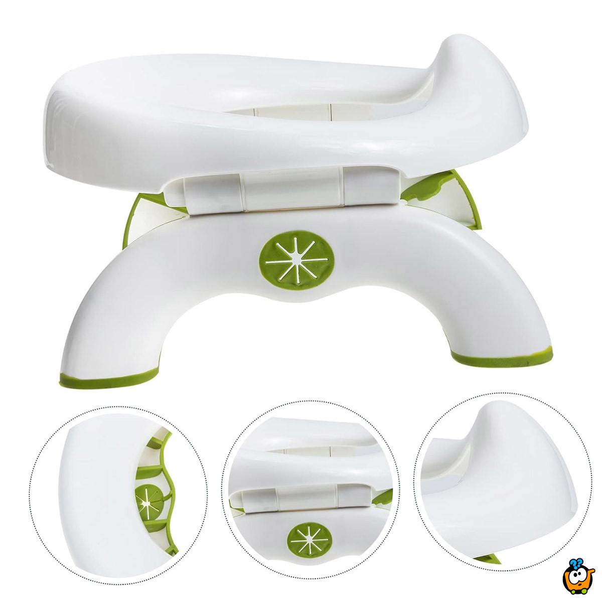 Go Potty 2 in 1- Sklopiva i prenosiva adapter noša 