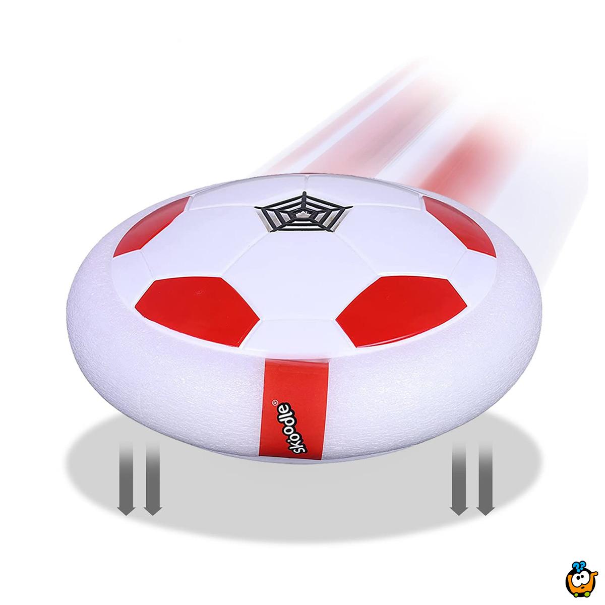 Hover Ball crveno-bela lebdeća fudbalska lopta za najbolju igru u kući