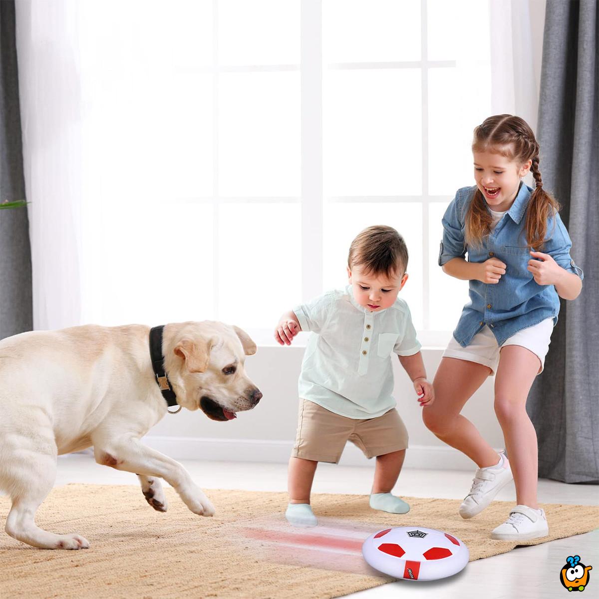 Hover Ball crveno-bela lebdeća fudbalska lopta za najbolju igru u kući