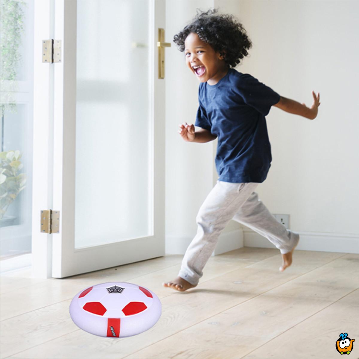 Hover Ball crveno-bela lebdeća fudbalska lopta za najbolju igru u kući