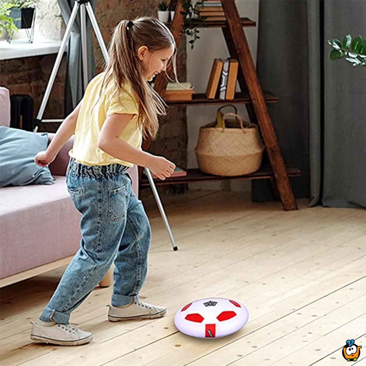 Hover Ball crveno-bela lebdeća fudbalska lopta za najbolju igru u kući