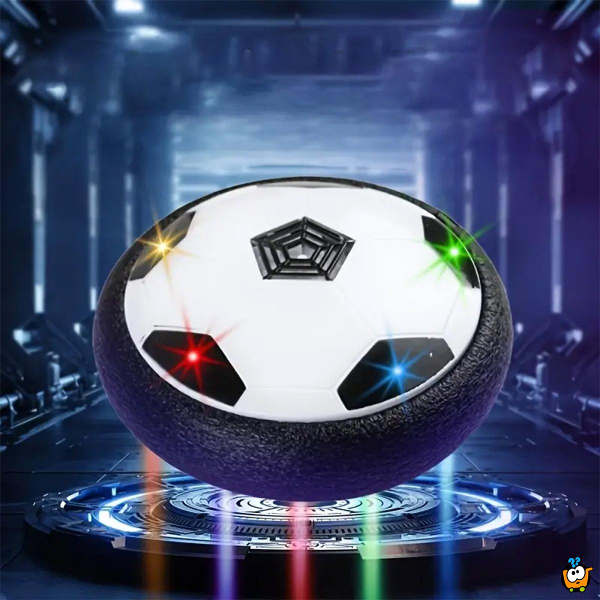 Hover Ball crno-bela lebdeća fudbalska lopta za najbolju igru u kući