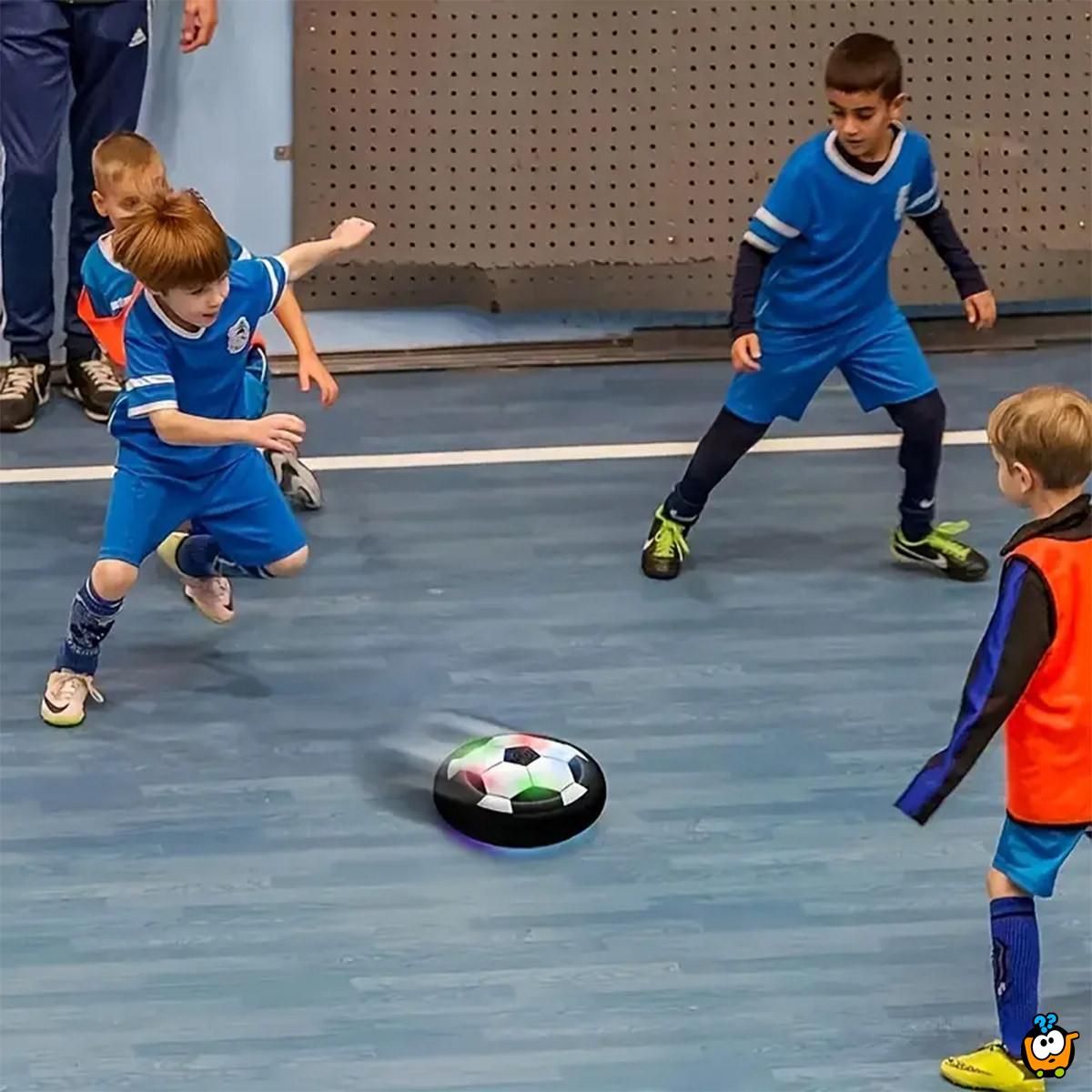 Hover Ball crno-bela lebdeća fudbalska lopta za najbolju igru u kući