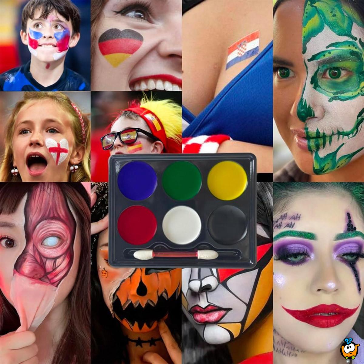 Face Paint - Boje za oslikavanje lica na rođendanima i ostalim zabavama 