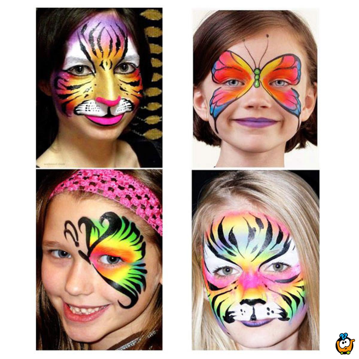 Face Paint - Boje za oslikavanje lica na rođendanima i ostalim zabavama 