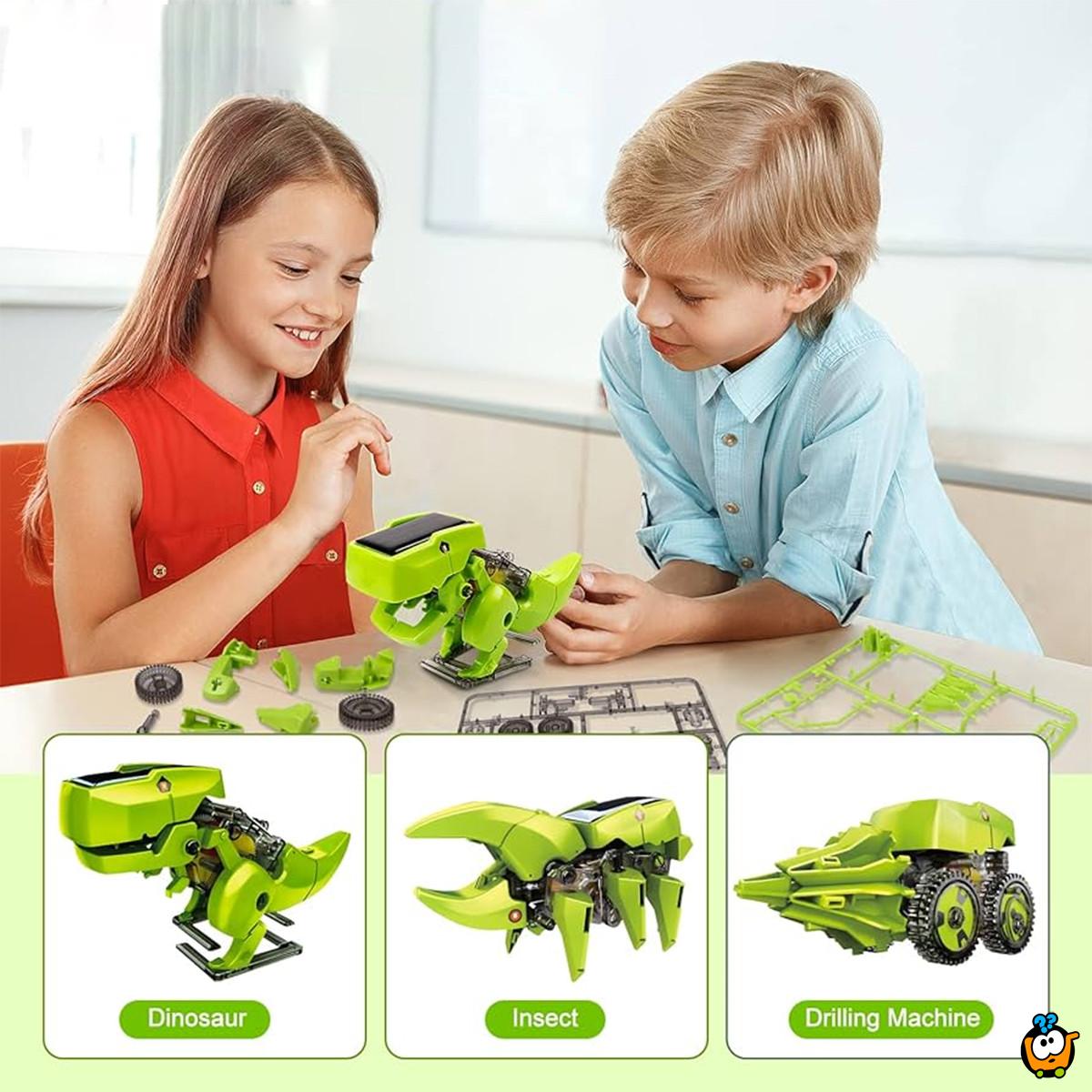 Transformers dinosaurus - 3u1 edukativna solarna igračka