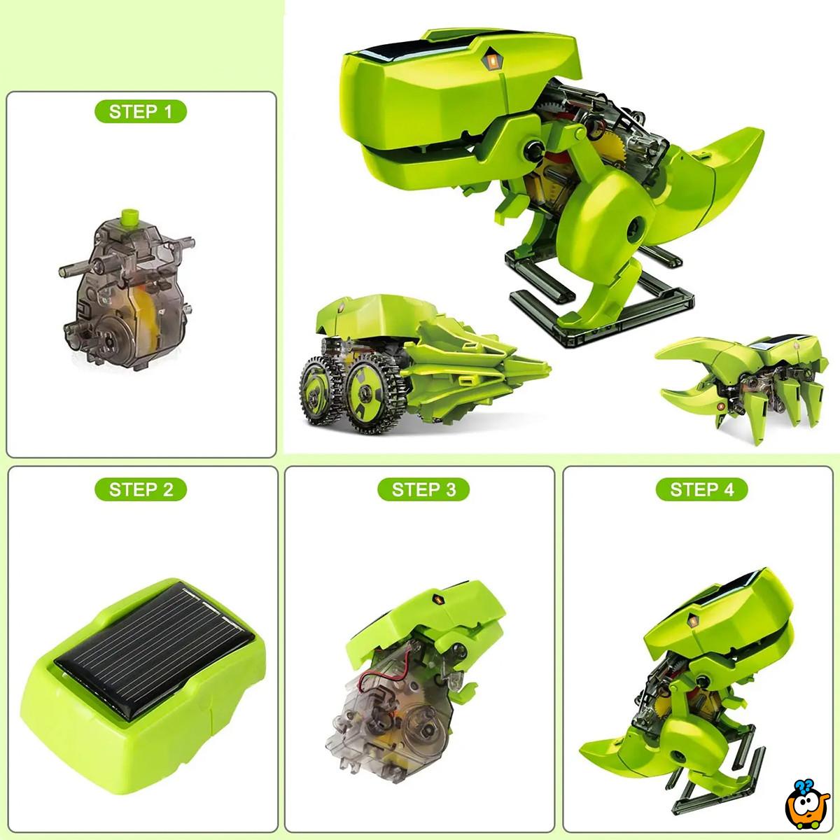 Transformers dinosaurus - 3u1 edukativna solarna igračka