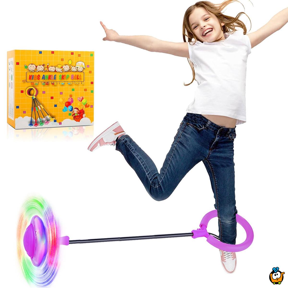 Jumping ball - Svetleća fitnes igračka za decu