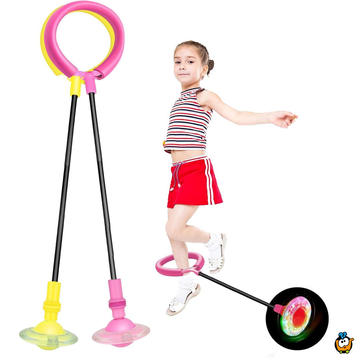 Jumping ball - Svetleća fitnes igračka za decu