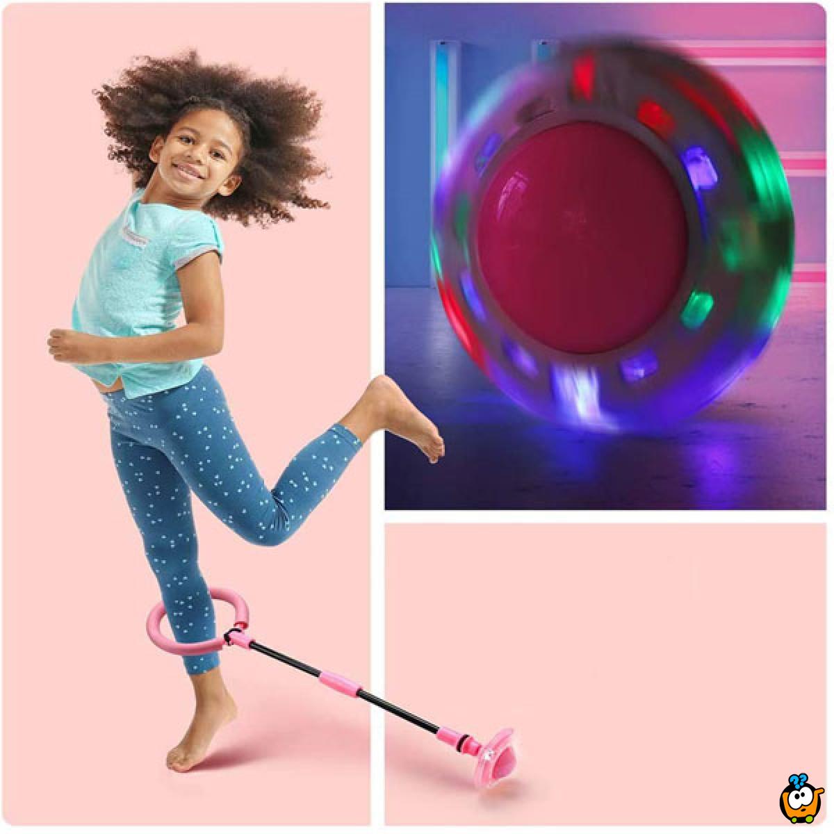 Jumping ball - Svetleća fitnes igračka za decu