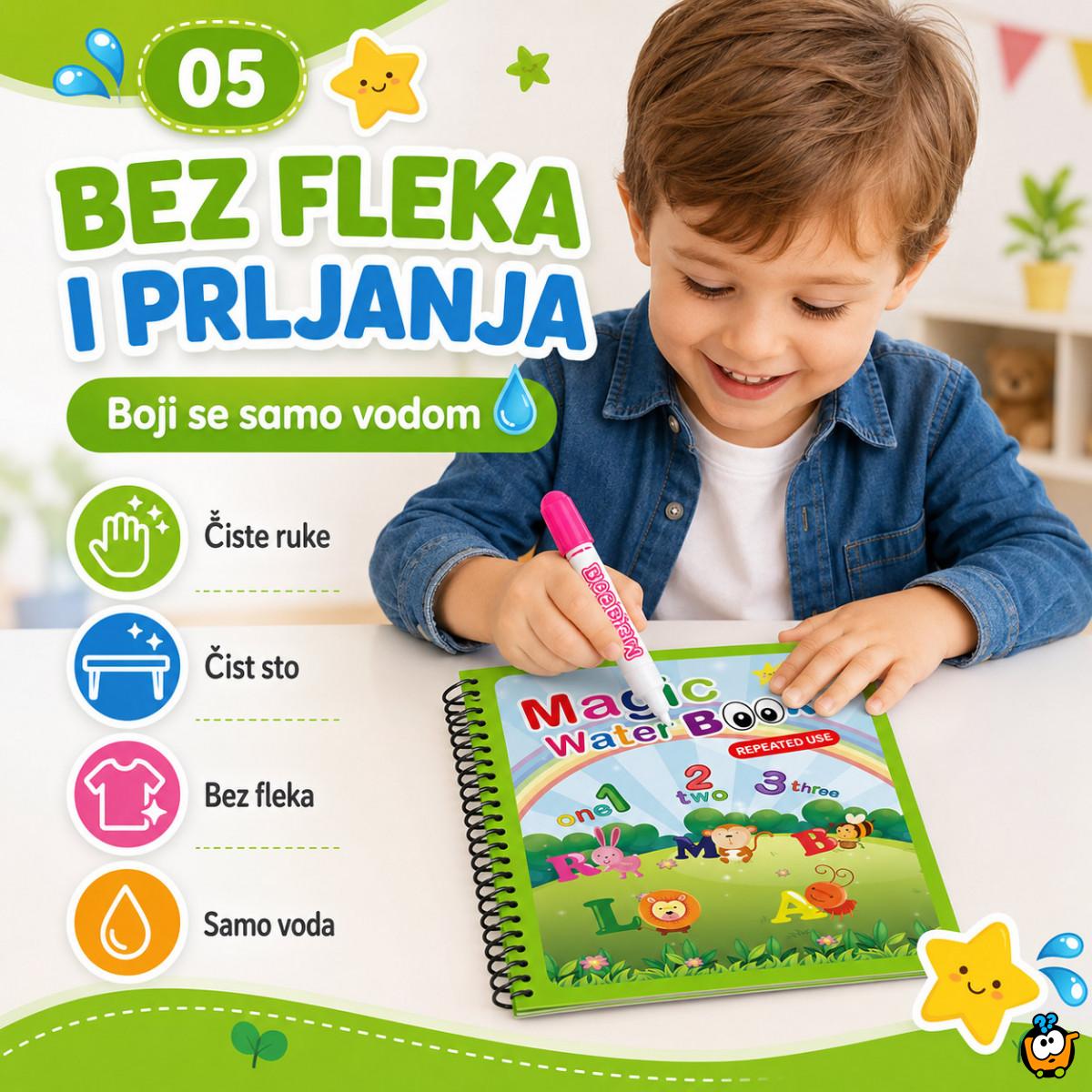 Magična vodena bojanka za decu – boji samo vodom