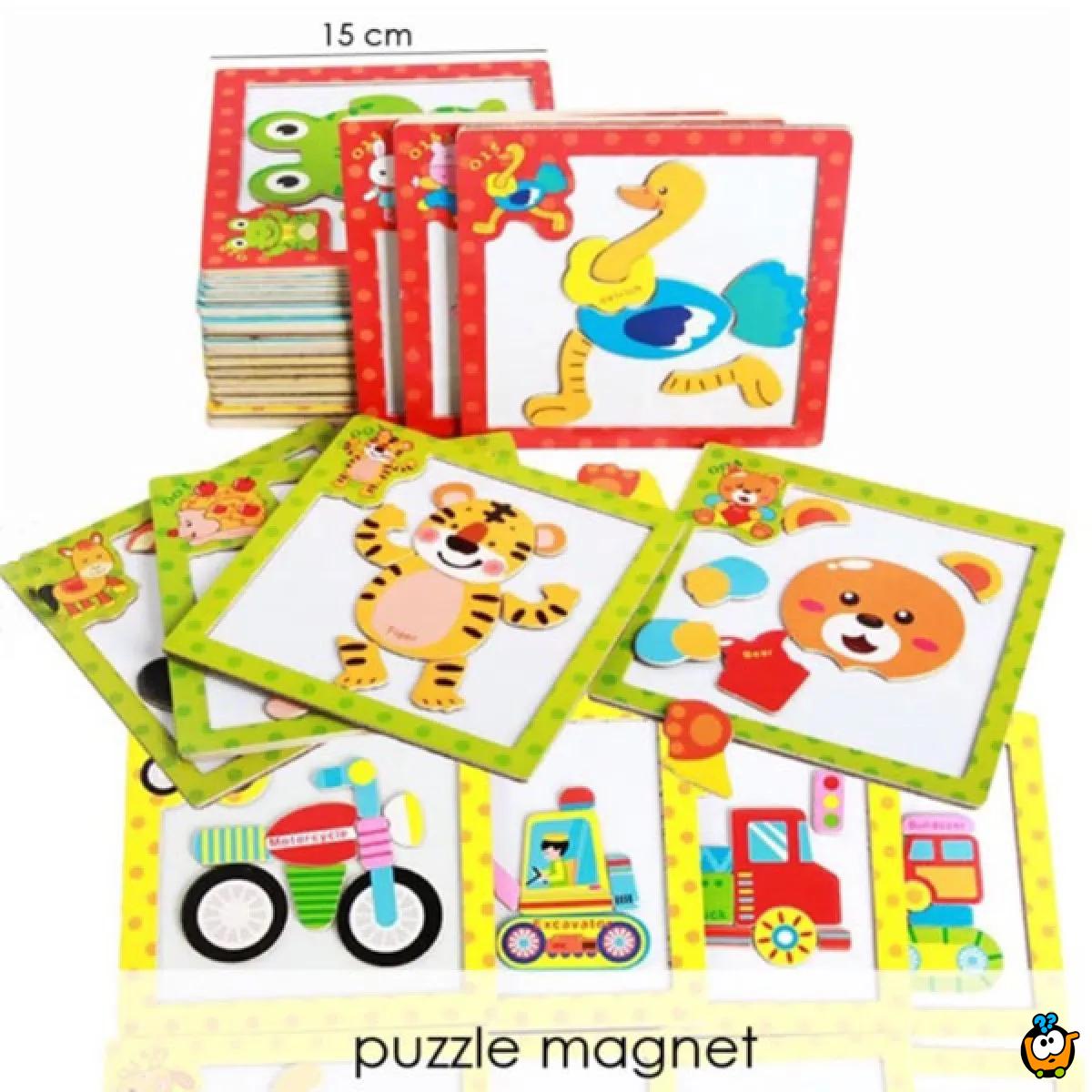  Magnetic puzzle - Kreativne magnetne puzzle za decu 