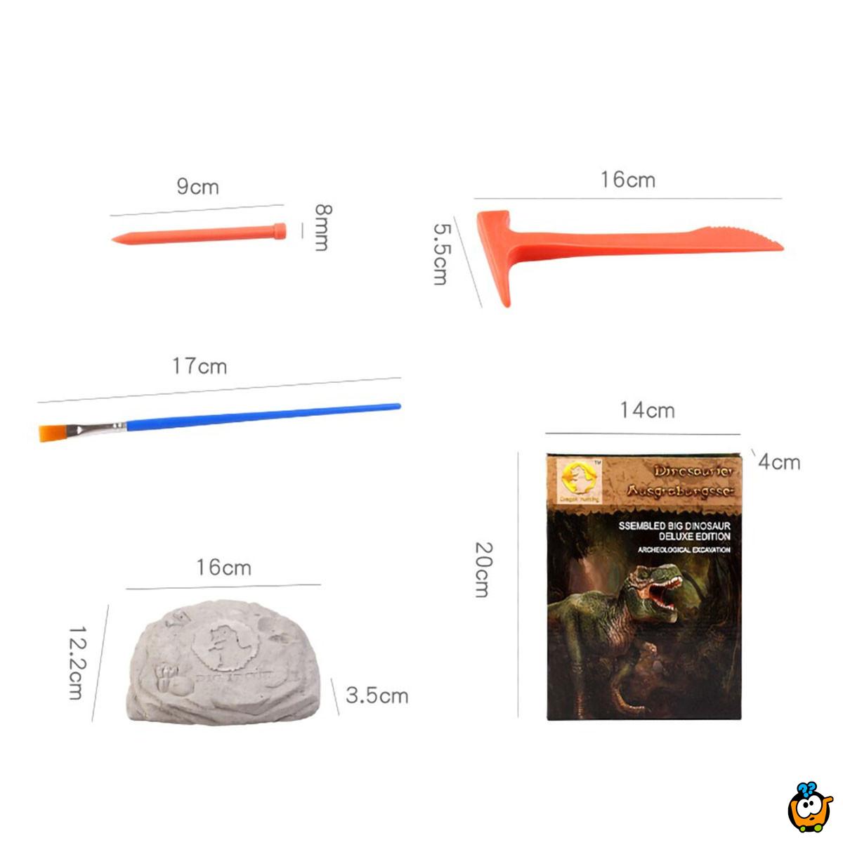 Set dino cigla - Iskopaj fosil dinosaurusa i sastavi skelet