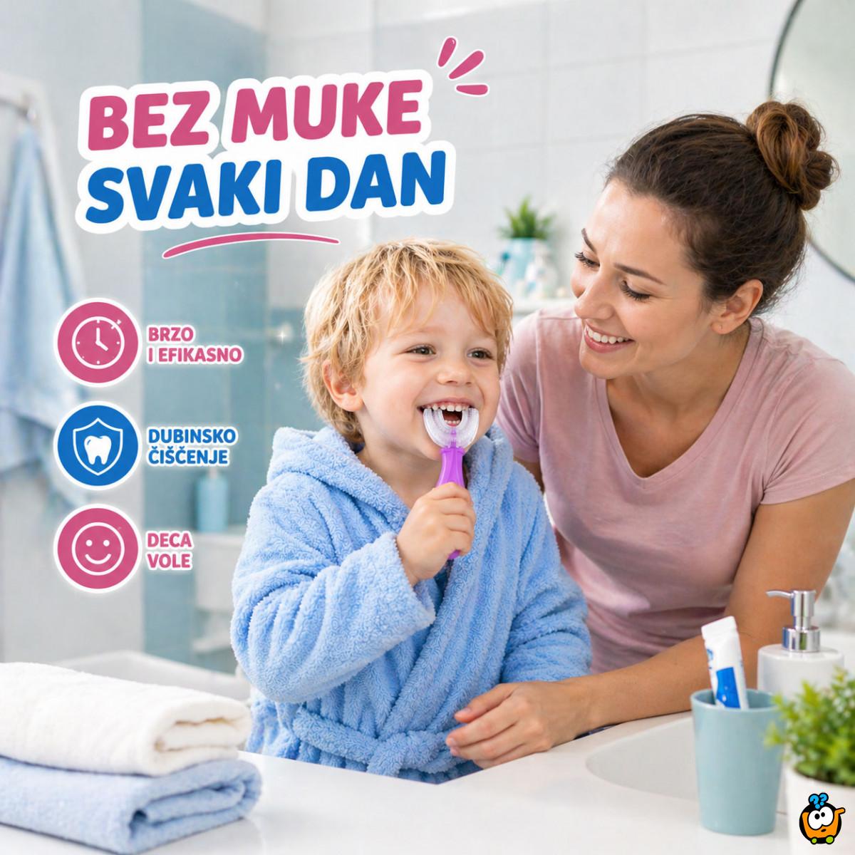 Pametna Dečija Četkica – Čisti sve zube odjednom za 10 sekundi