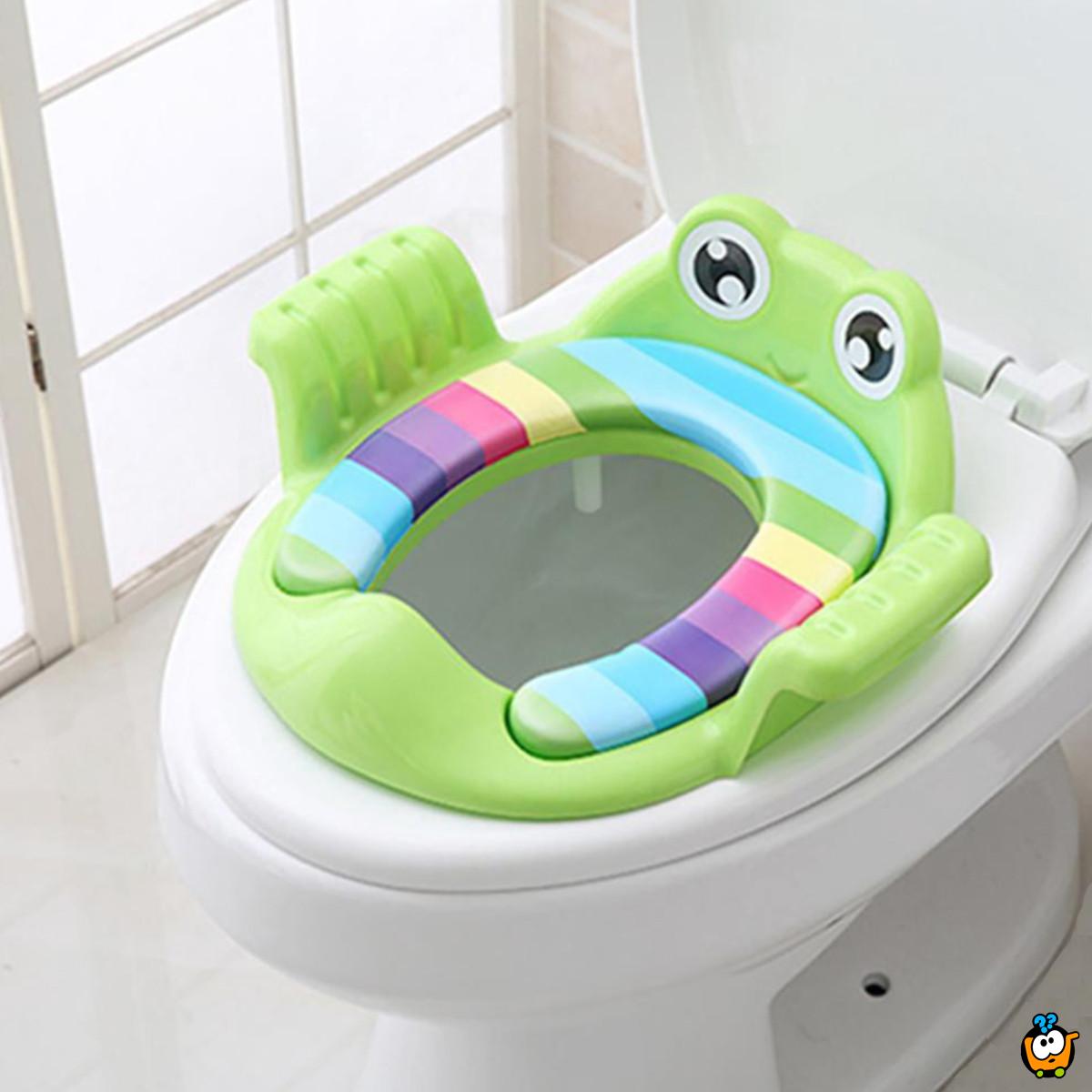 Frog Toilet  - Plavi wc adapter za decu u obliku žabice