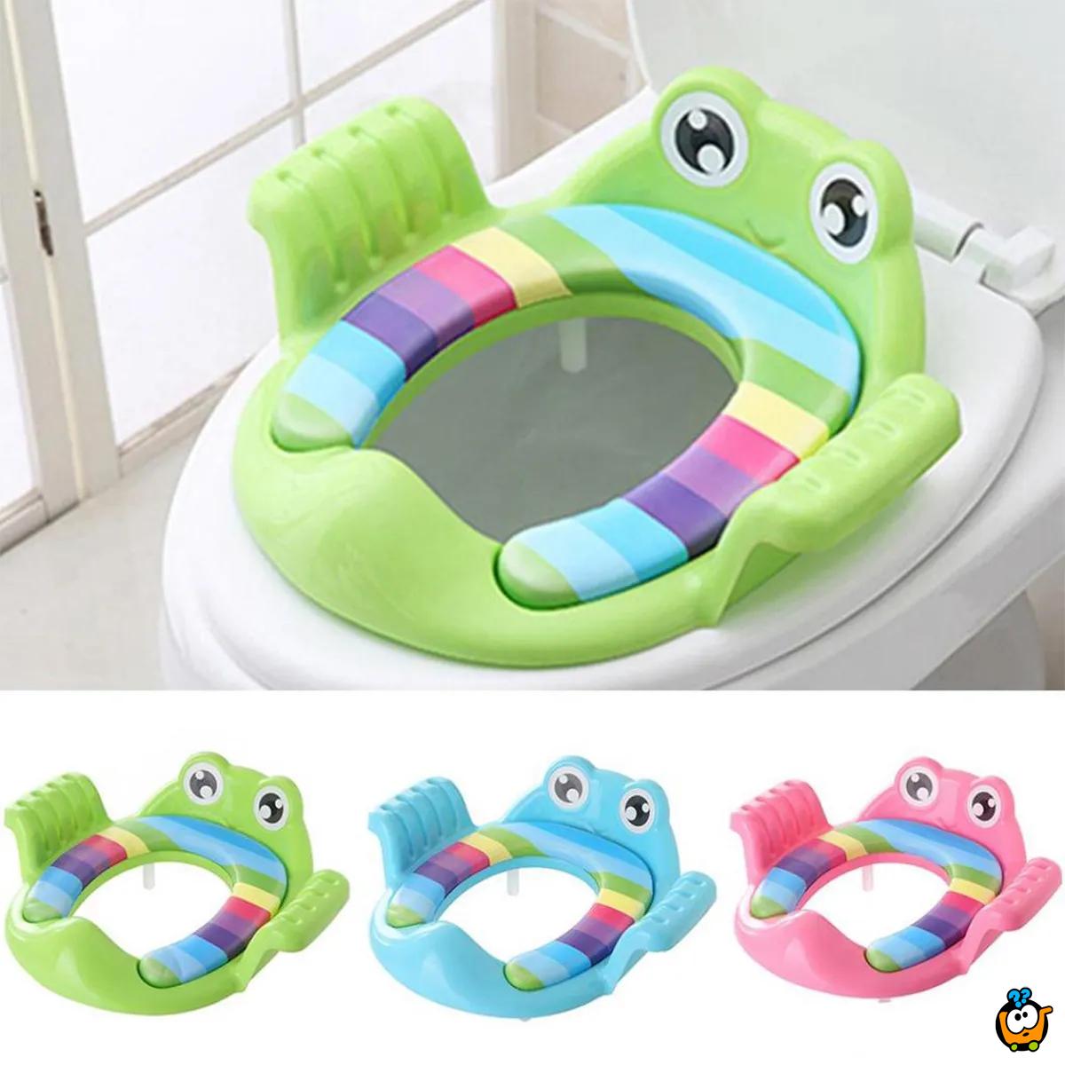 Frog Toilet  - Zeleni wc adapter za decu u obliku žabice