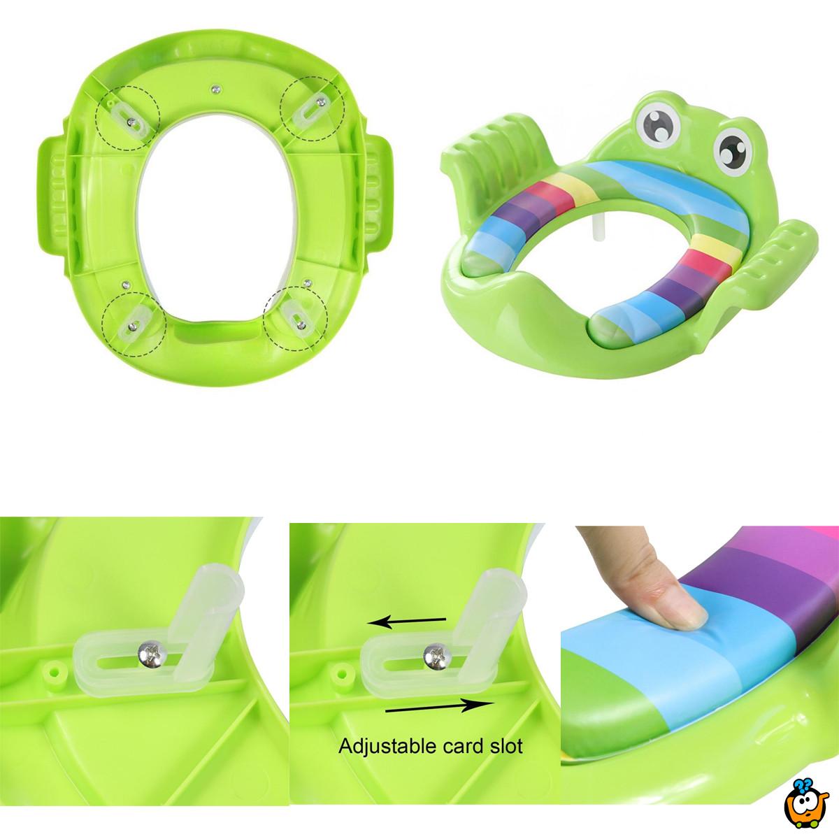 Frog Toilet  - Roze wc adapter za decu u obliku žabice