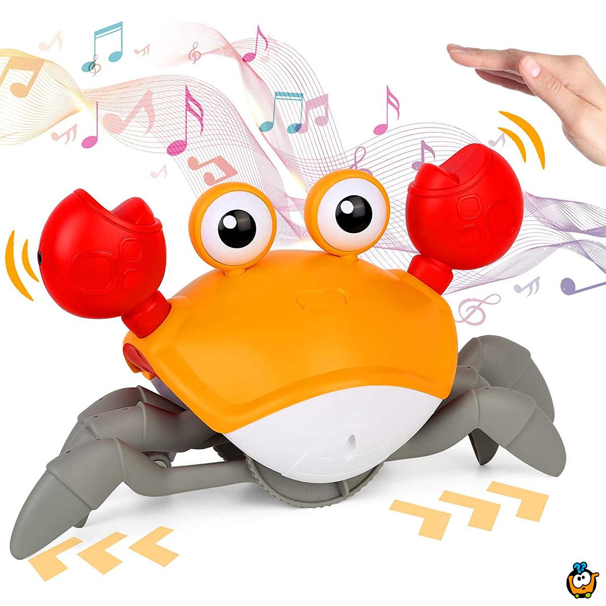 Muzička pokretna kraba sa senzorom
