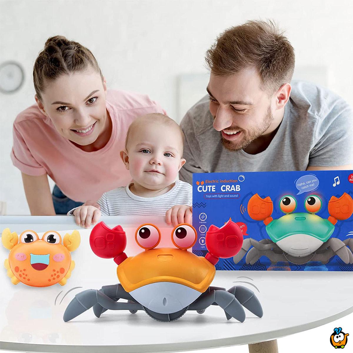 Muzička pokretna kraba sa senzorom