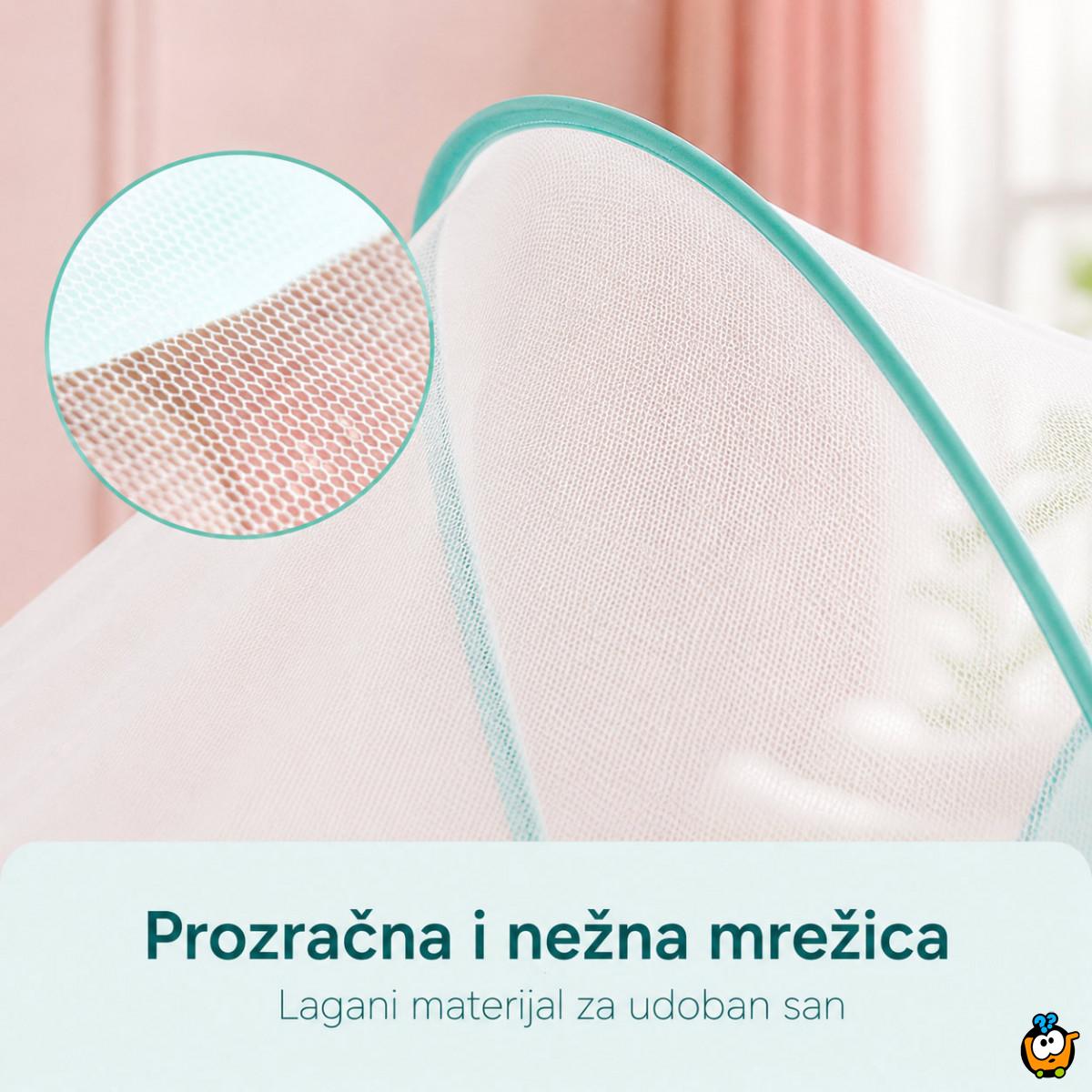 Zaštitna mrežica protiv komaraca za bebe – za kolica, krevetac i kolevku