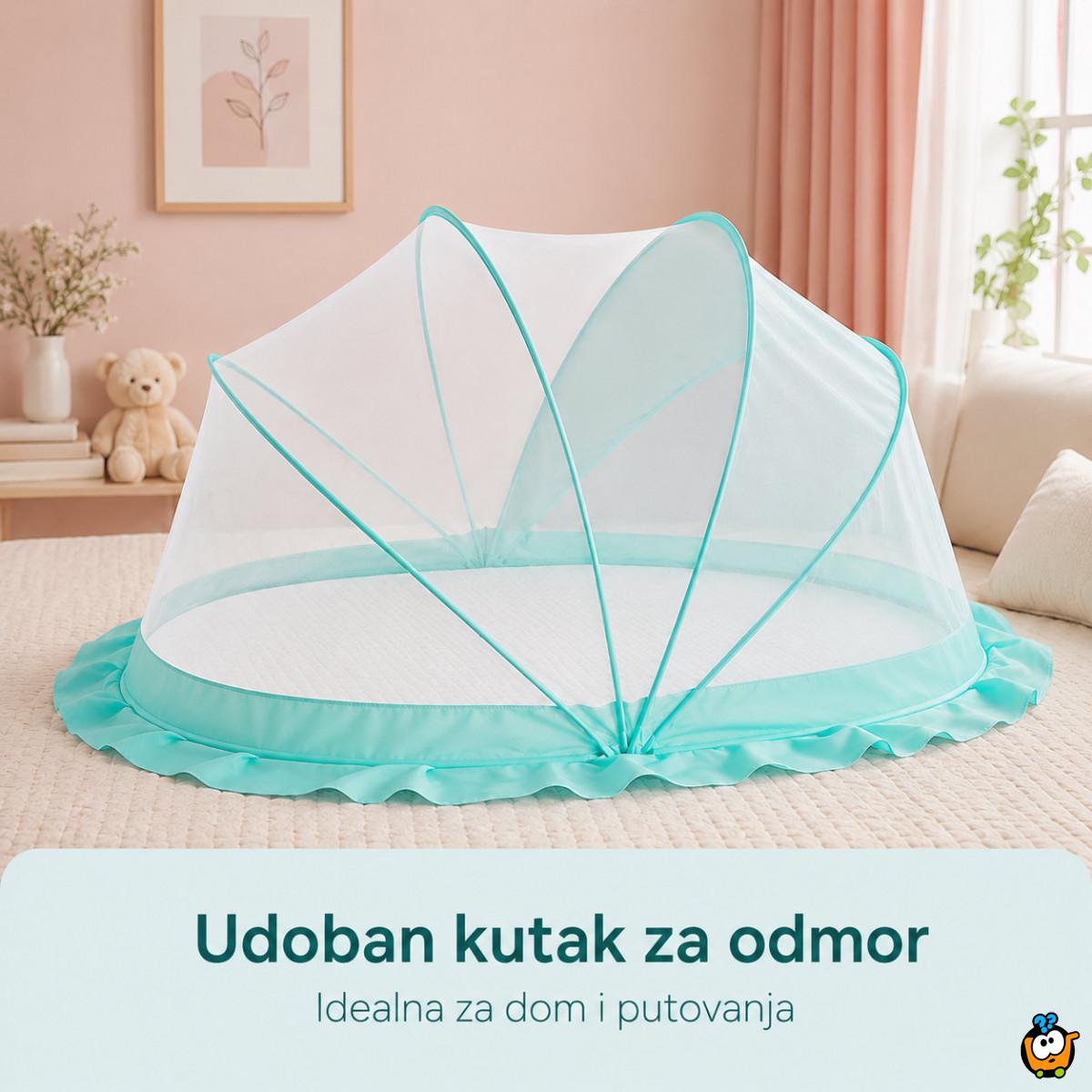 Zaštitna mrežica protiv komaraca za bebe – za kolica, krevetac i kolevku