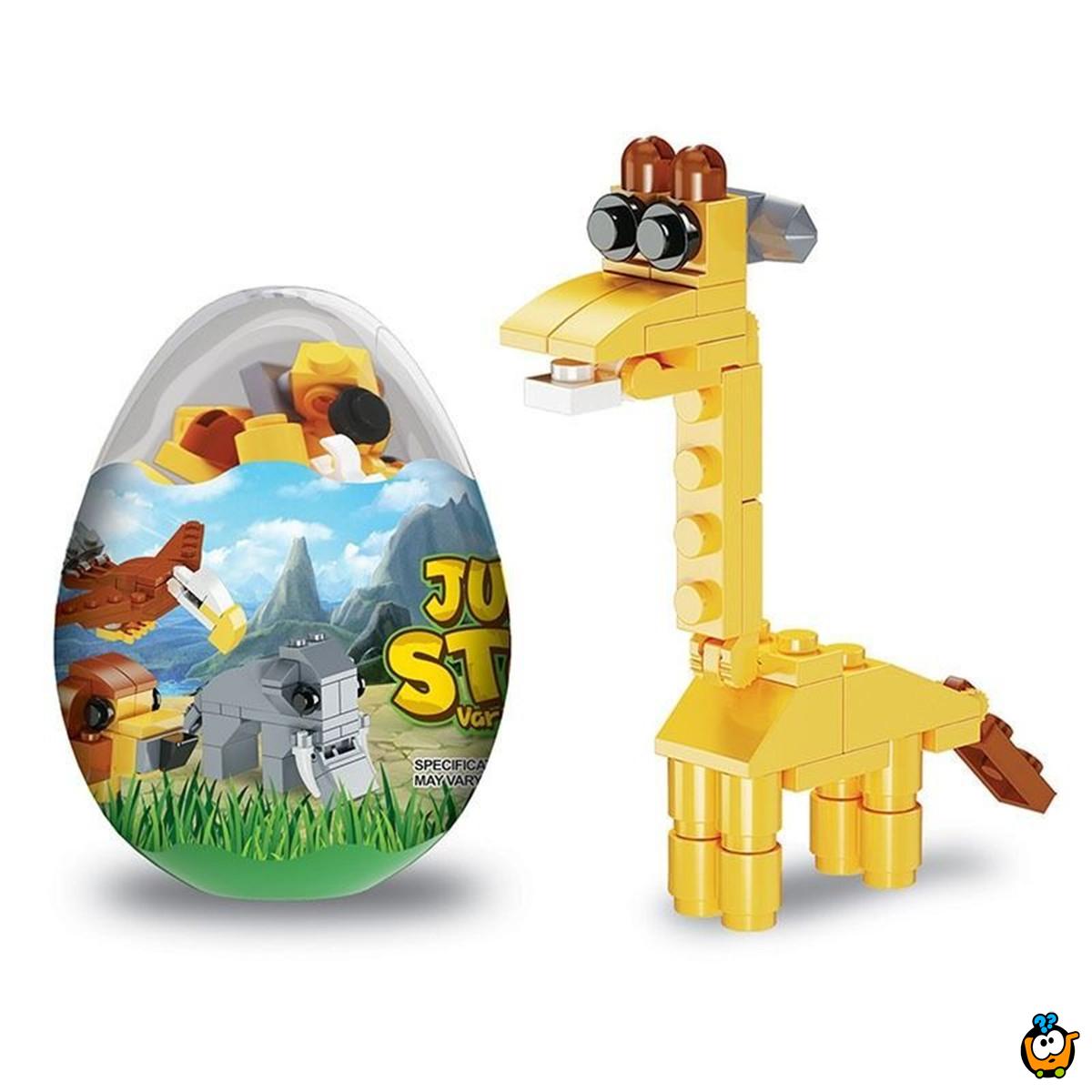 Jungle story - kockice u jajetu za sklapanje životinje iznenađenja