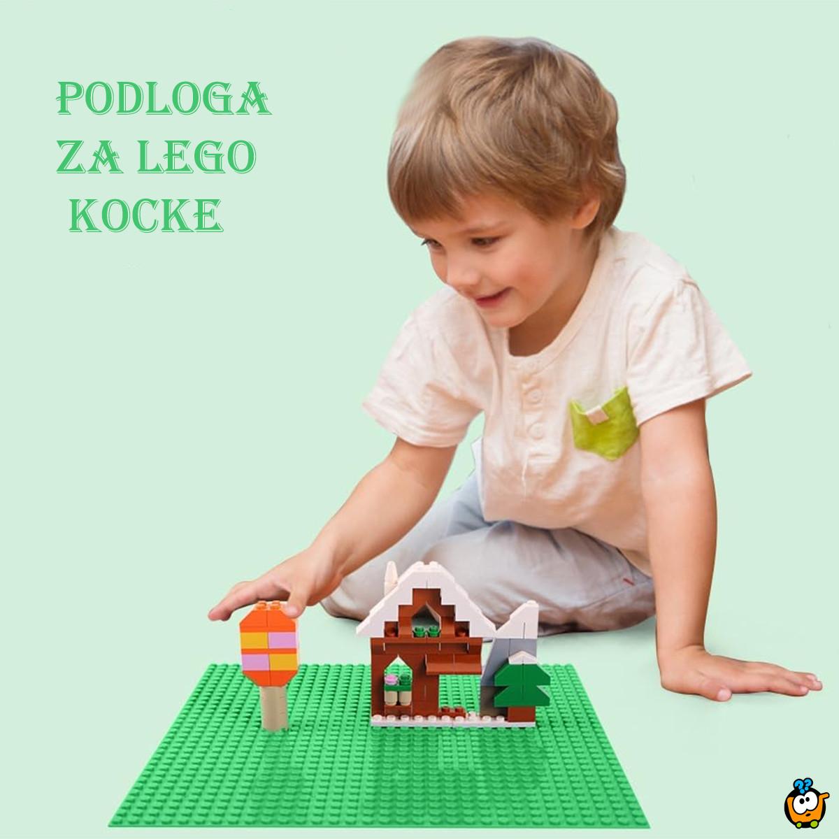 Podloga za slaganje kockica 25*25 cm - Savršena osnova za kreativnu igru
