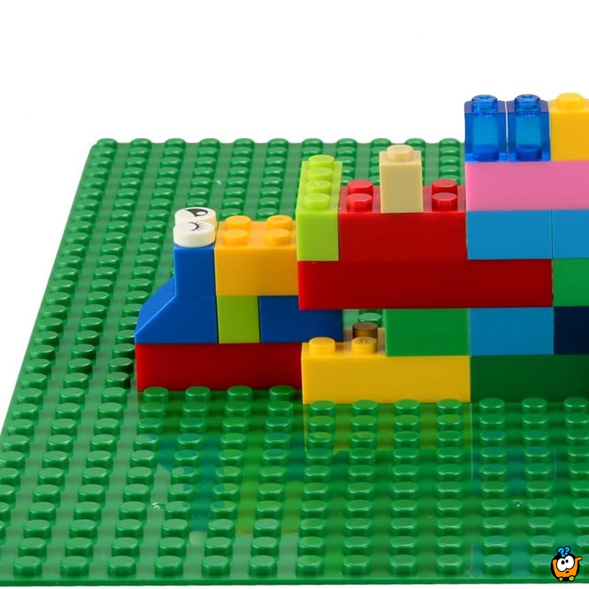 Podloga za slaganje kockica 25*25 cm - Savršena osnova za kreativnu igru