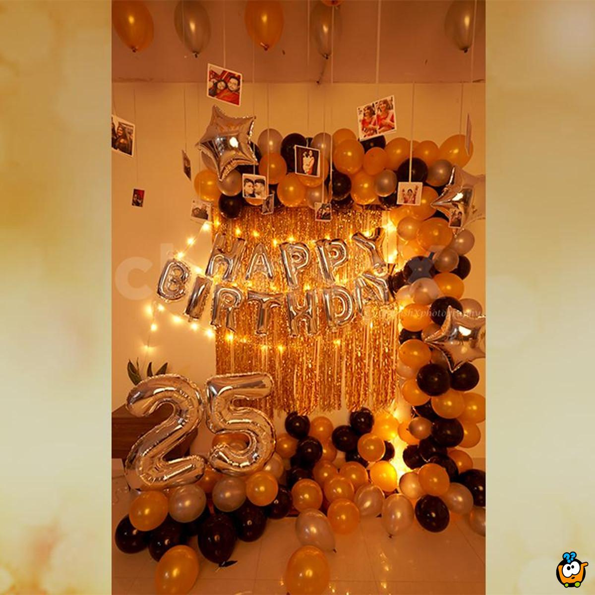 Orange balloons - Dekorativni rodjendanski baloni 