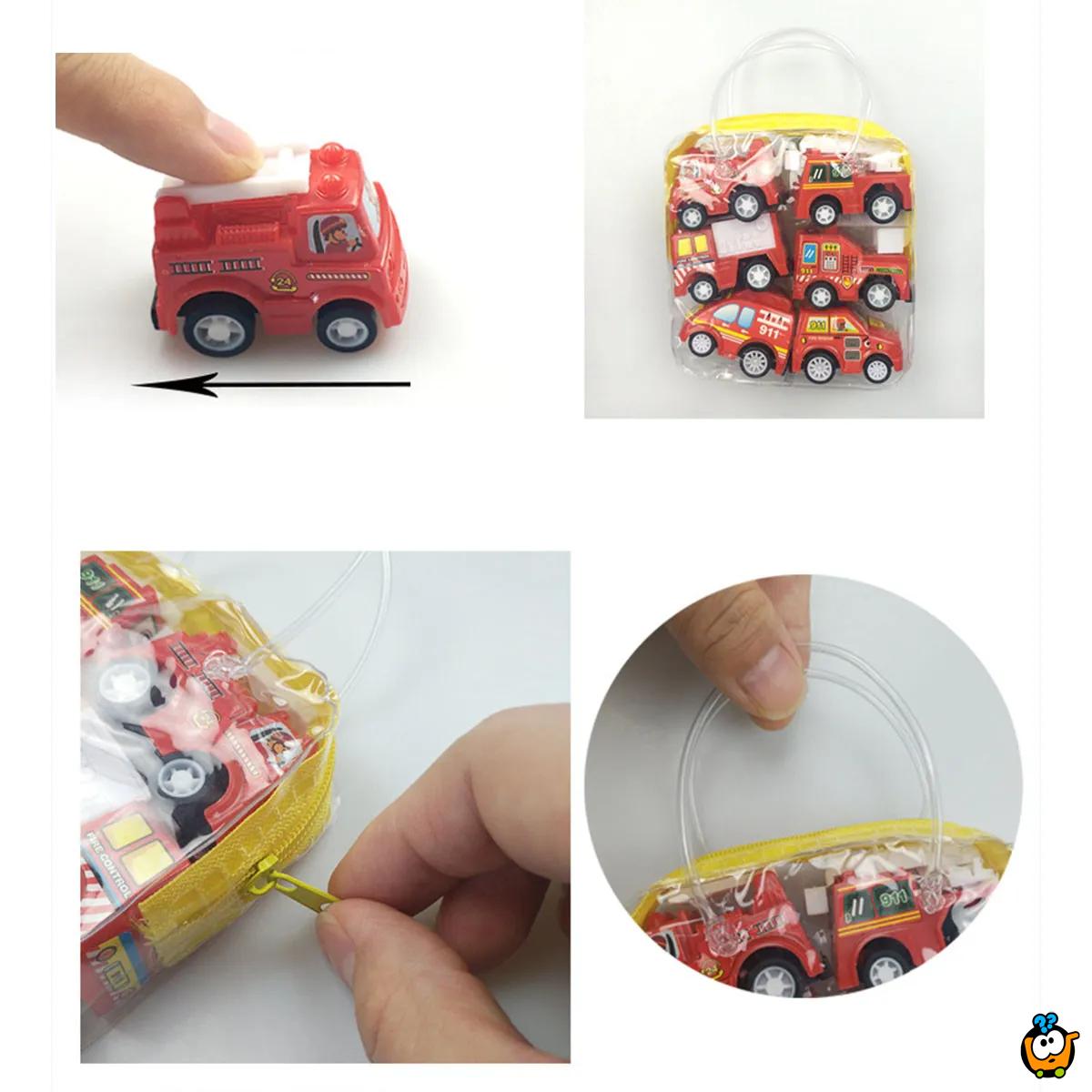 Set mini vozila za decu - u poklon setu