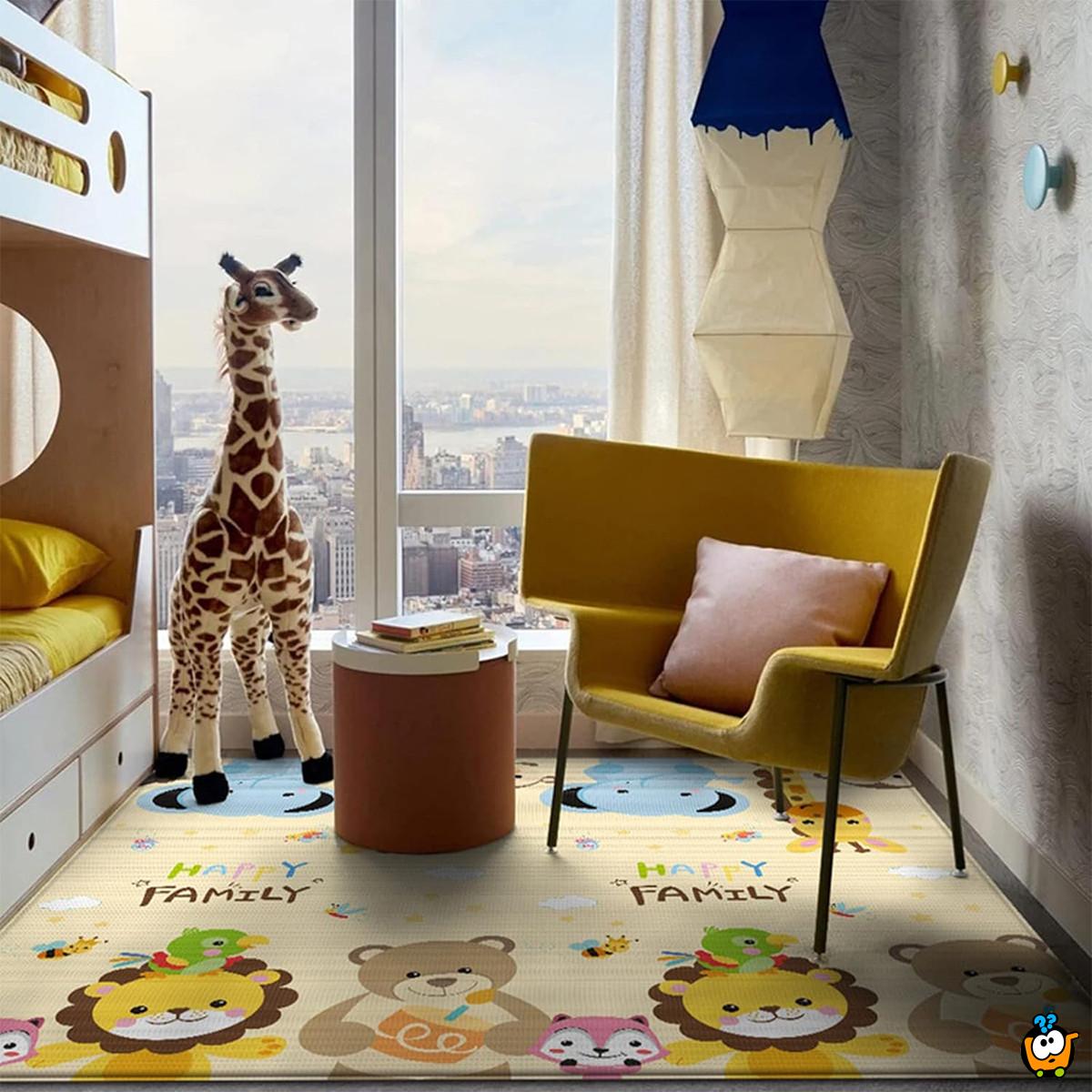 Animal family play mat - Mekana podna prostirka za igru 180x150cm