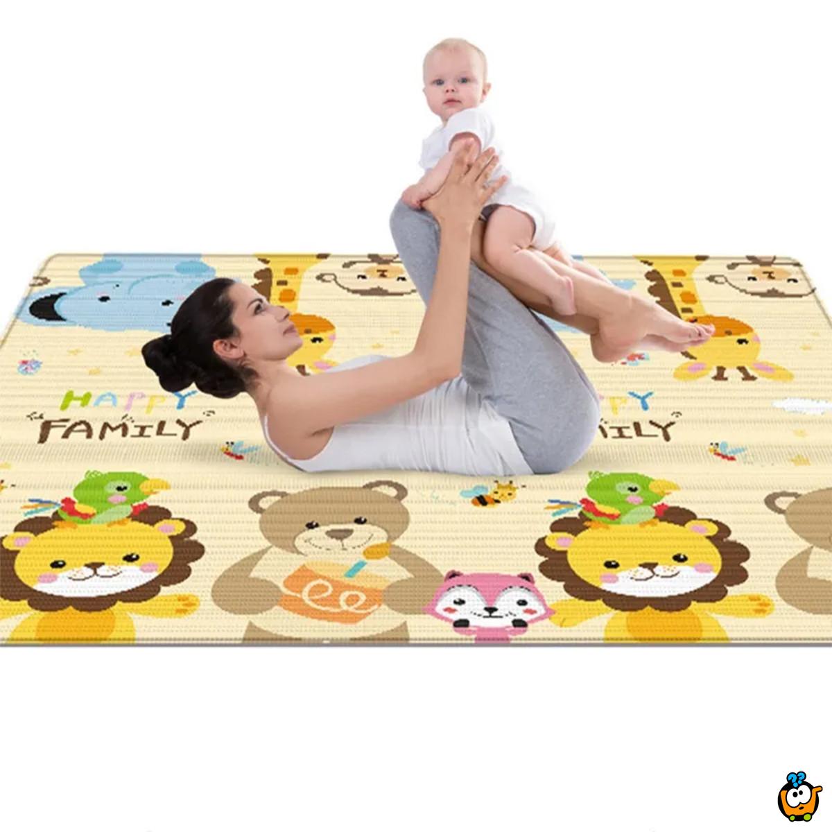 Animal family play mat - Mekana podna prostirka za igru 180x150cm