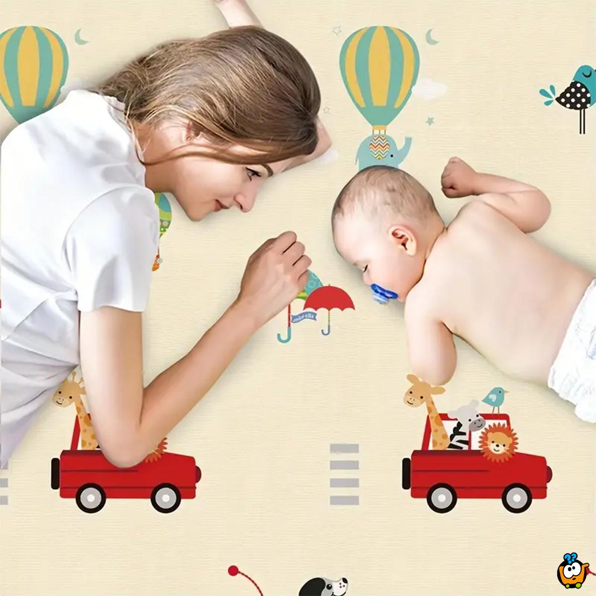 Animal family play mat - Mekana podna prostirka za igru 180x150cm