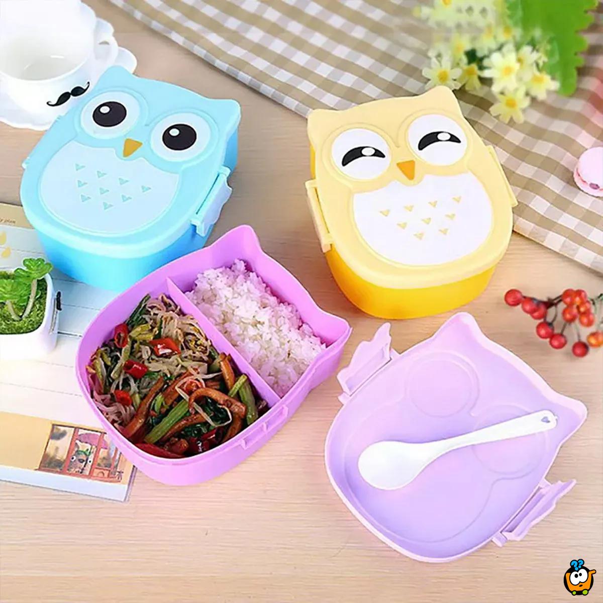 Owl Lunch Box - kutija za hranu u obliku sove za decu