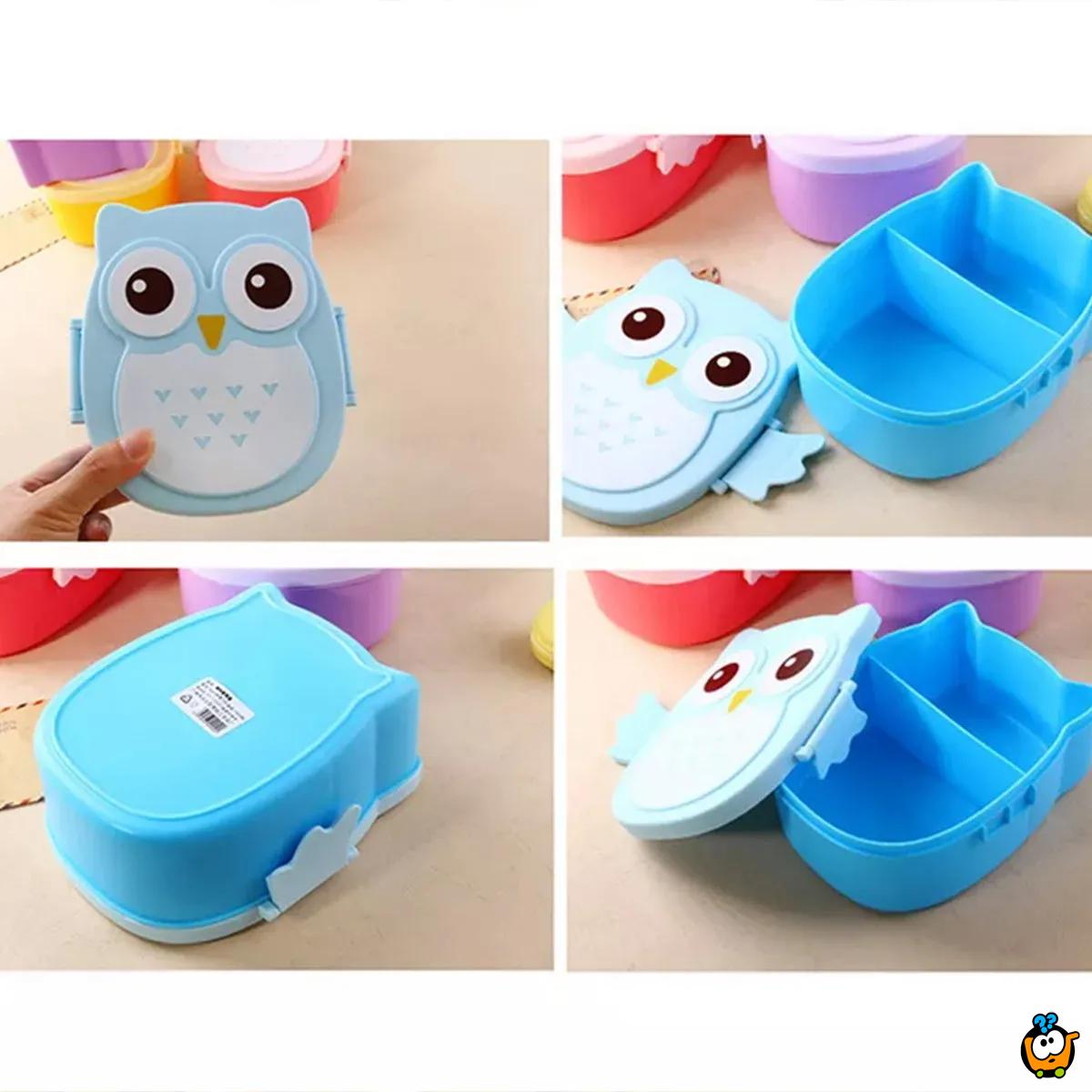 Owl Lunch Box - kutija za hranu u obliku sove za decu