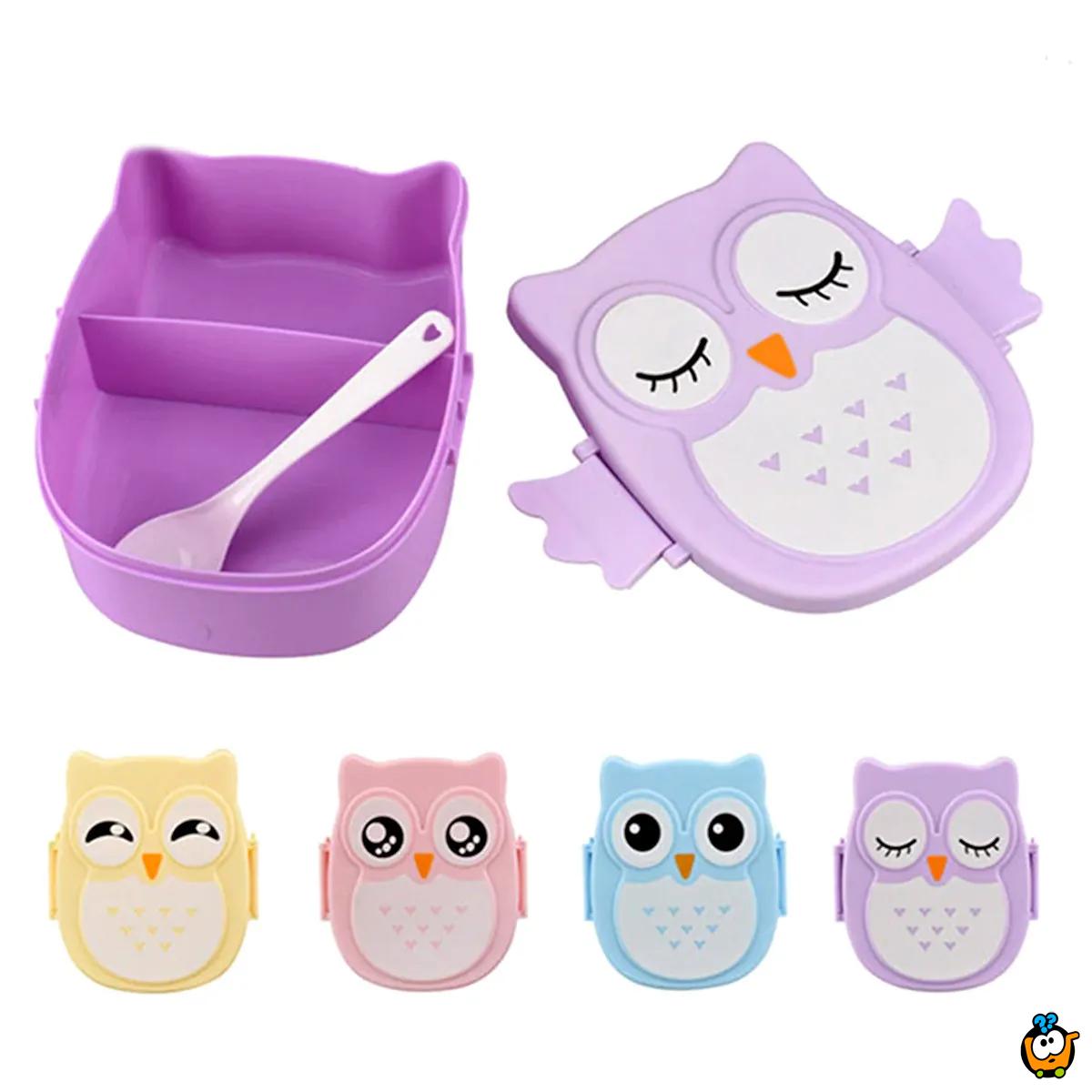 Owl Lunch Box - kutija za hranu u obliku sove za decu