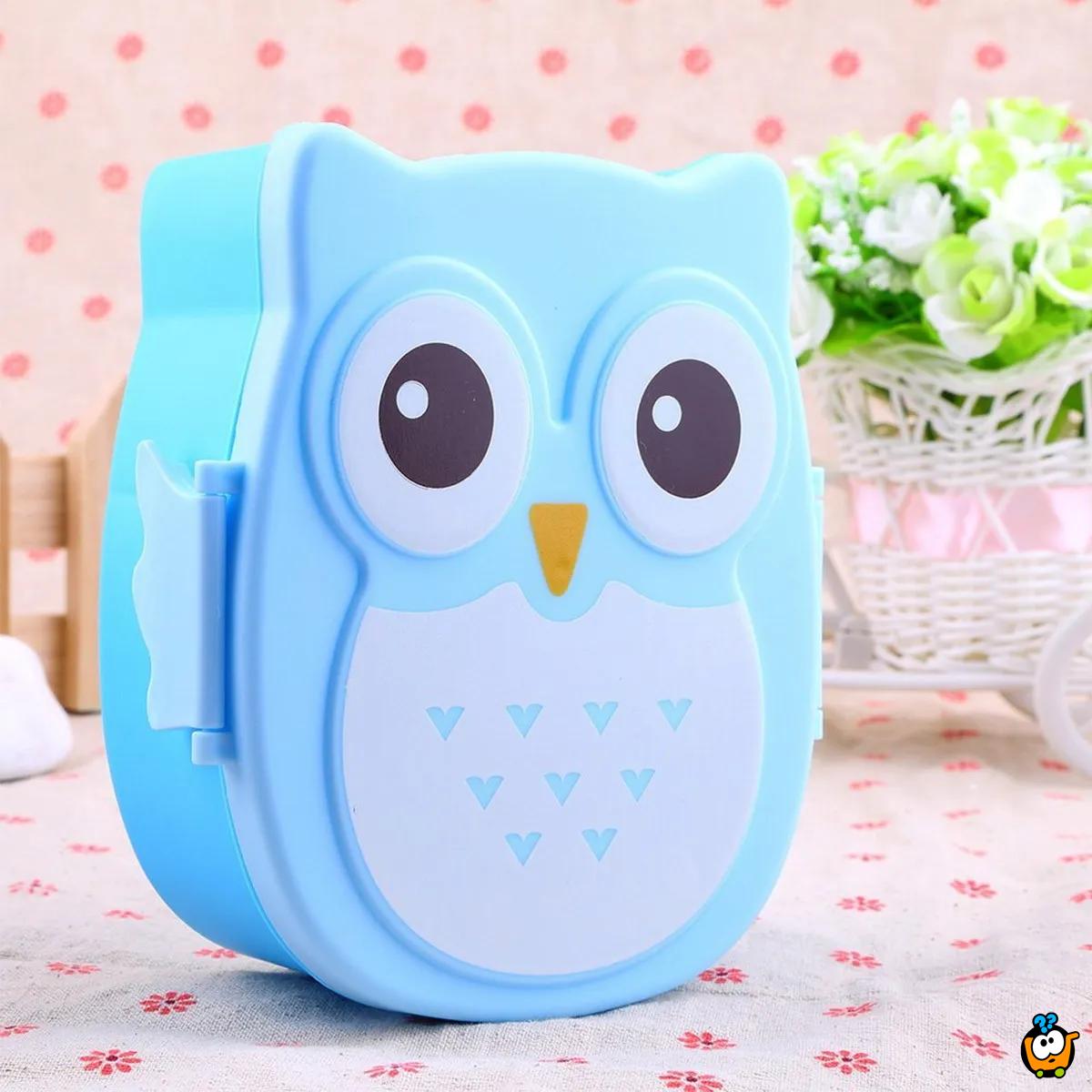 Owl Lunch Box - kutija za hranu u obliku sove za decu