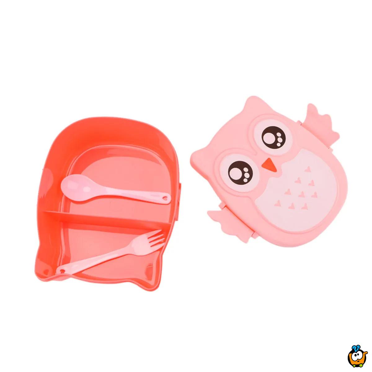 Owl Lunch Box - kutija za hranu u obliku sove za decu