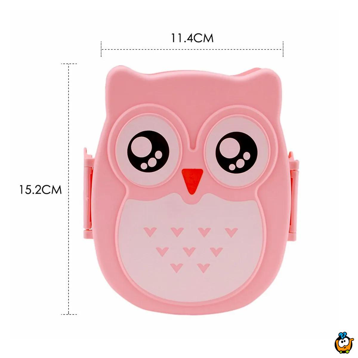 Owl Lunch Box - kutija za hranu u obliku sove za decu