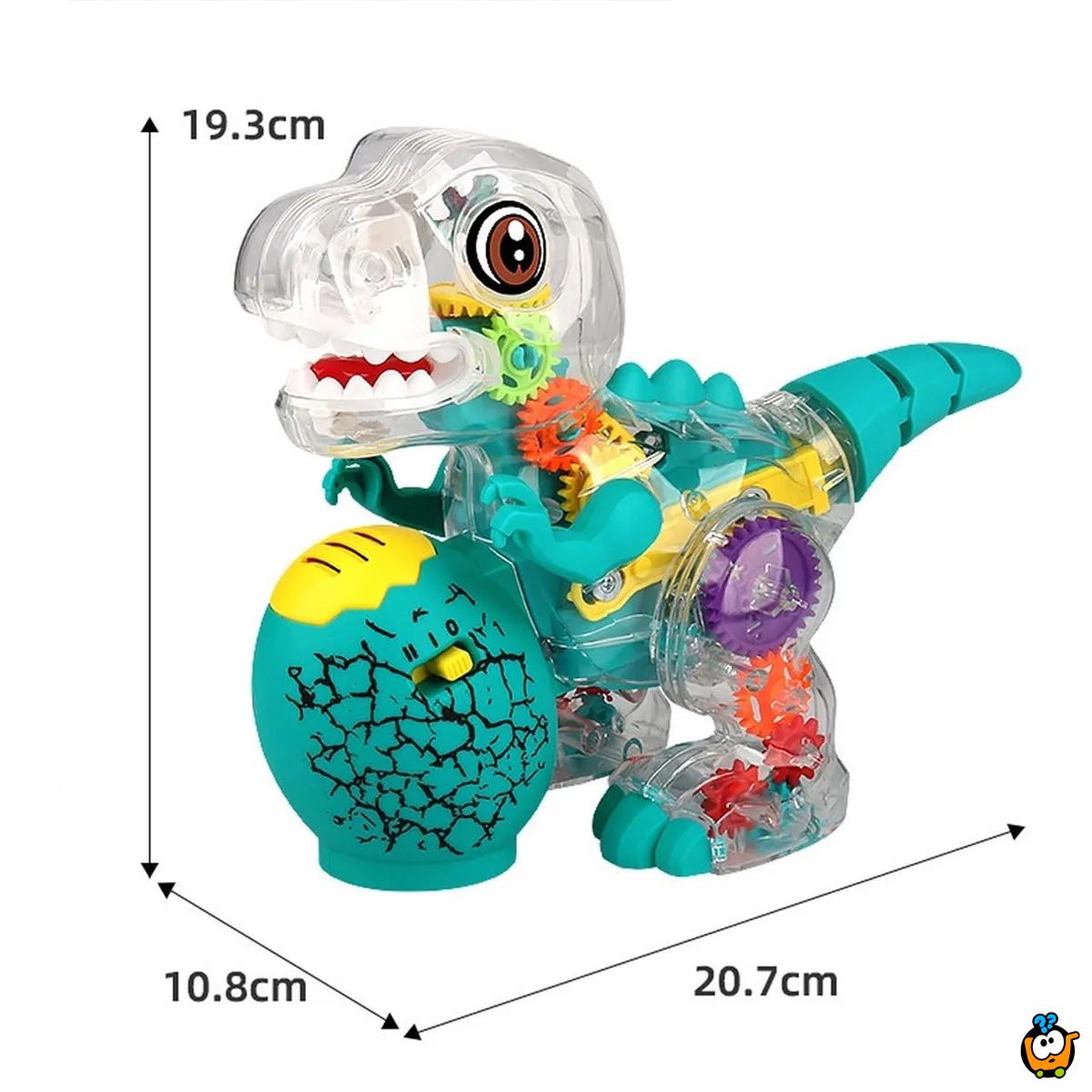 Svetleći muzički T-Rex - Pokretni pametni dinosaurus 