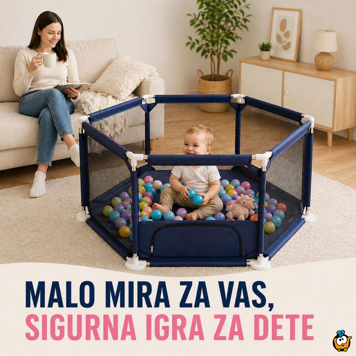 Sigurna dečija ogradica za igru – prostor za bezbrižnu igru - Baby Playpen