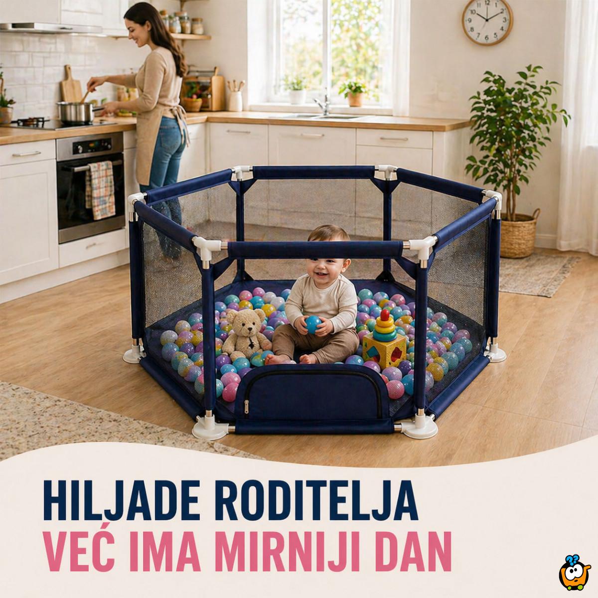 Sigurna dečija ogradica za igru – prostor za bezbrižnu igru - Baby Playpen