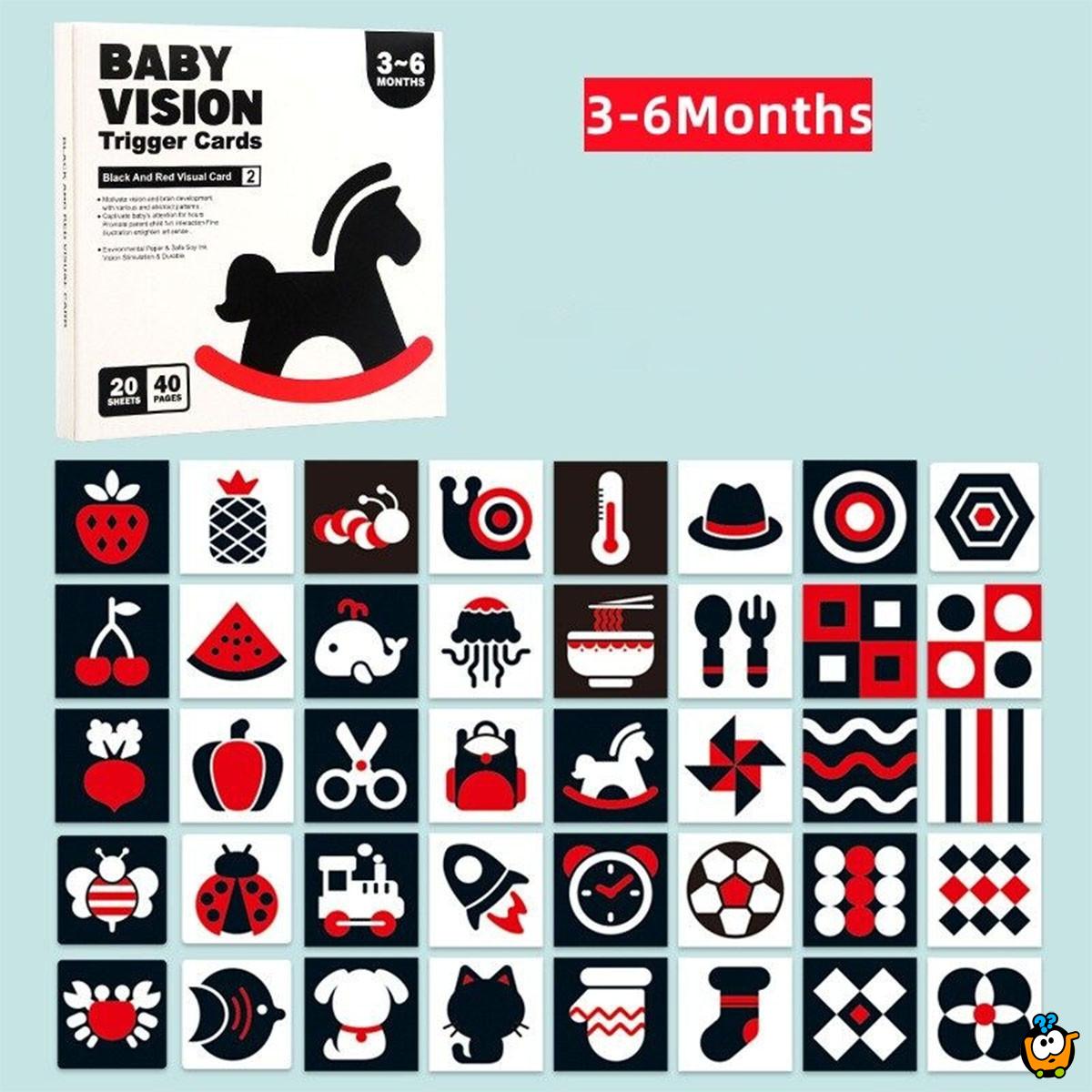 Baby Vision level 2- trobojne kartice za bebe (3-6 meseci)