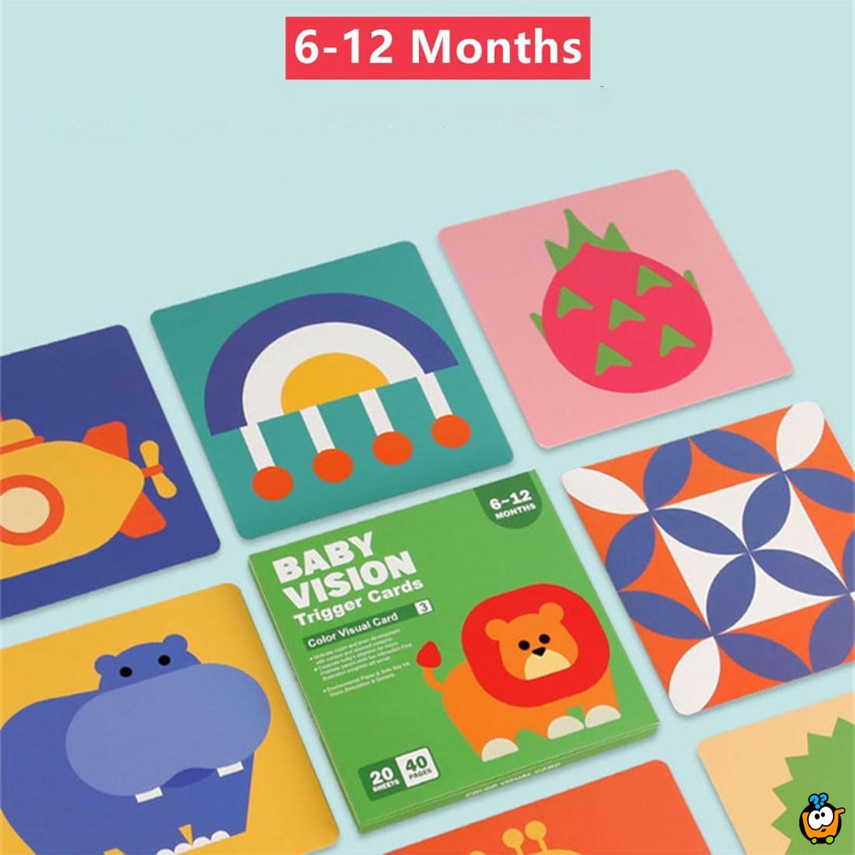 Baby Vision level 3- Edukativne kartice za bebe (6 -12 meseci)