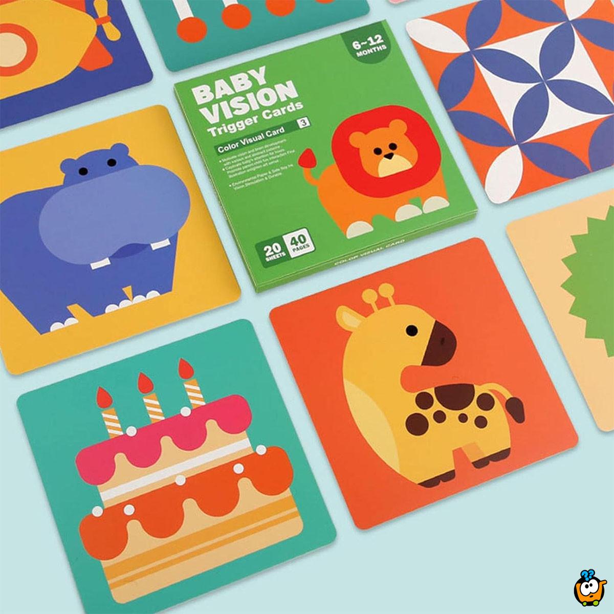 Baby Vision level 3- Edukativne kartice za bebe (6 -12 meseci)