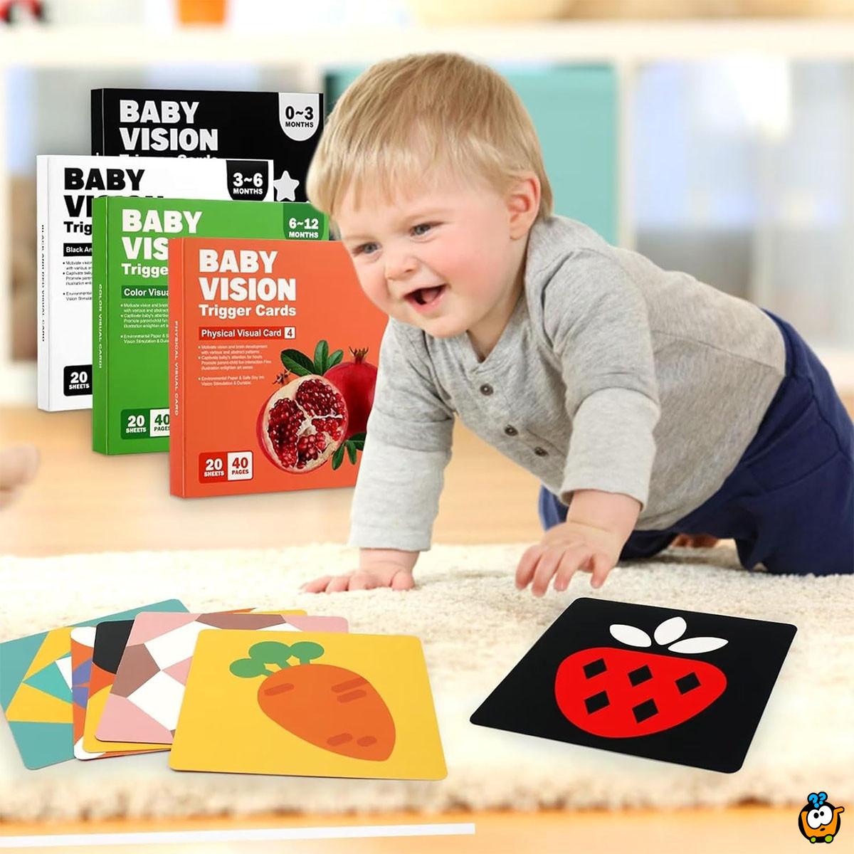 Baby Vision level 4 - edukativne kartice za bebe jarkih boja (12-36 meseci)