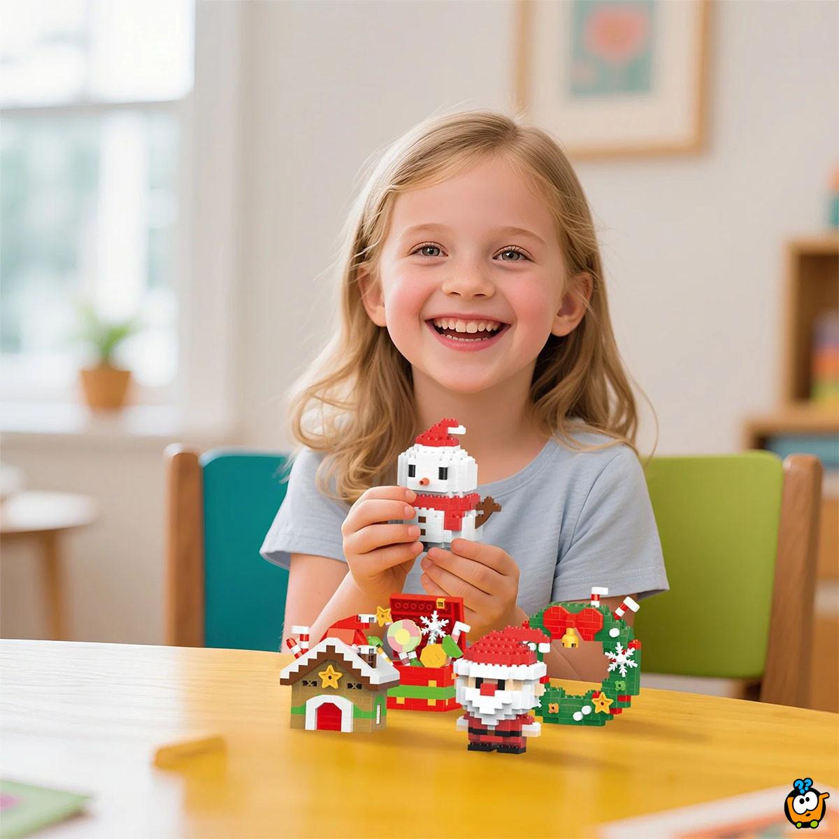 Praznični kovčeg sa blagom od kockica -184 delova radosti