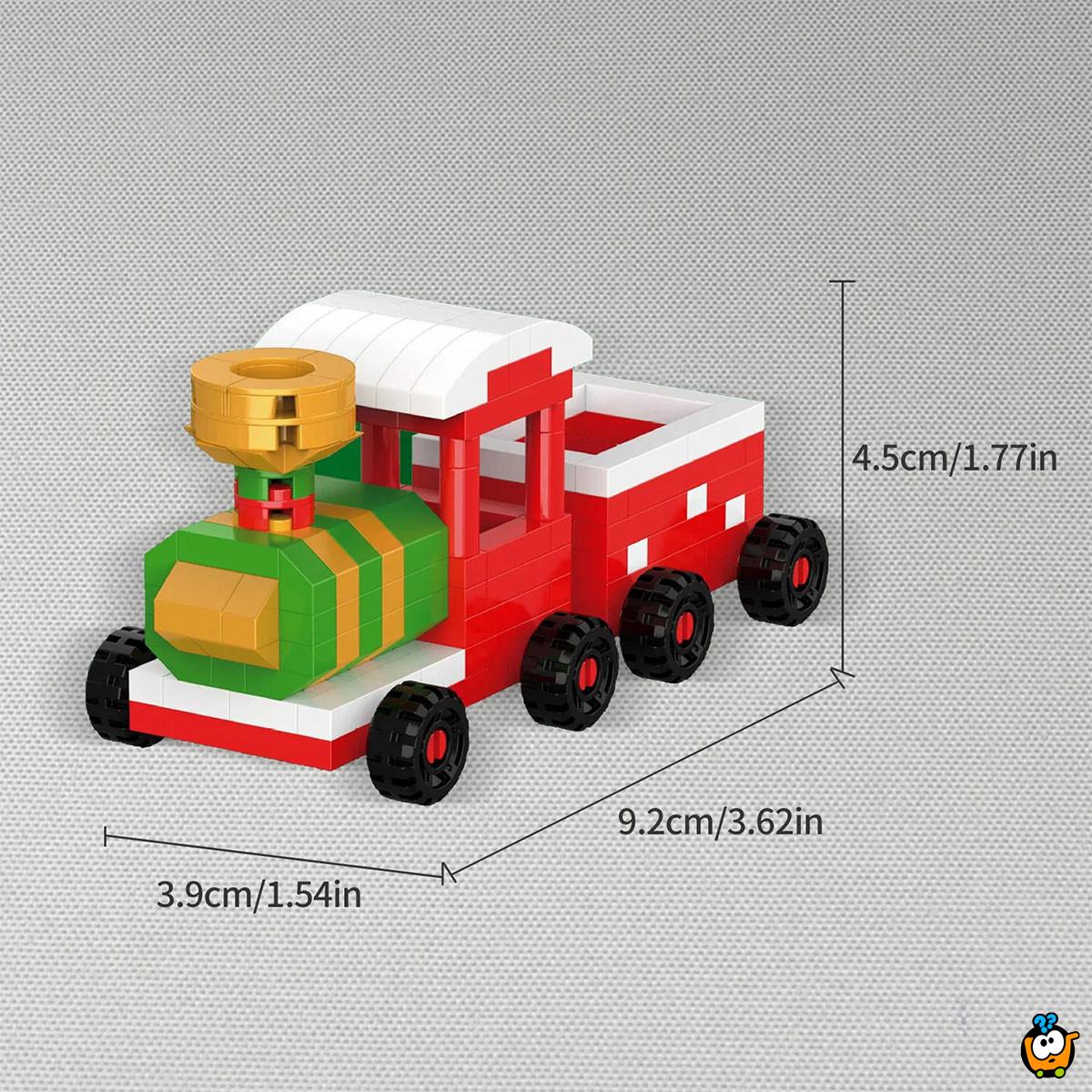 Praznični vozić od kockica - 177 delova radosti