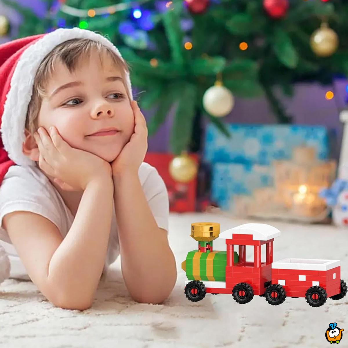 Praznični vozić od kockica - 177 delova radosti