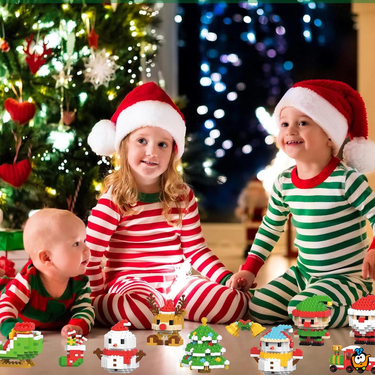 Praznični vozić od kockica - 177 delova radosti